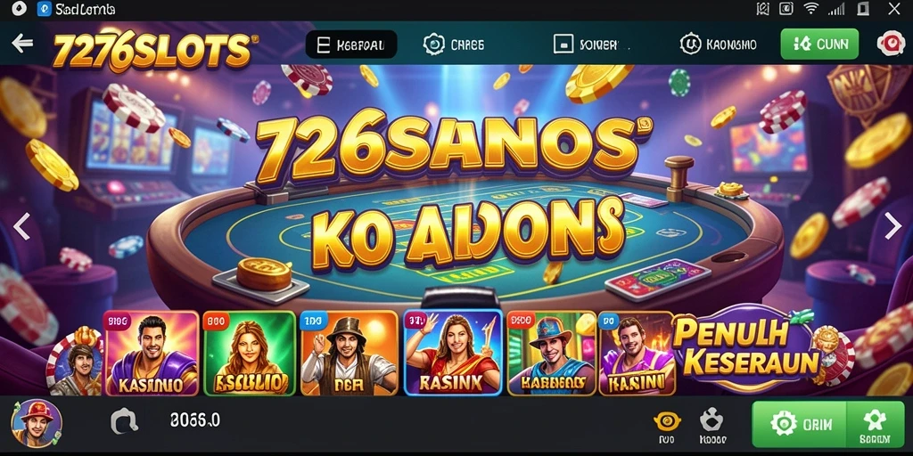 Tampilan gameplay seru di 7276SLOTS dengan berbagai slot menarik.