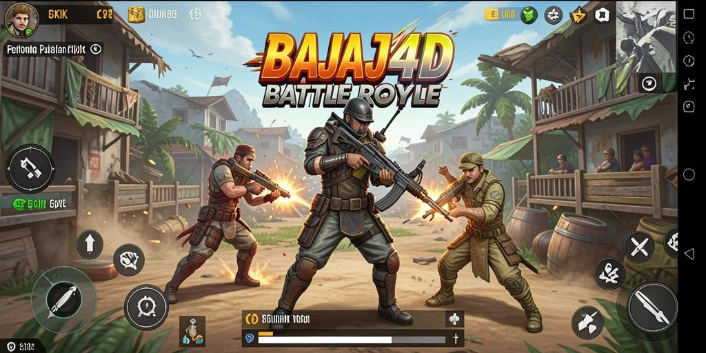 Screenshot gameplay BAJAJ4D menampilkan aksi pertempuran yang seru dan mendebarkan.