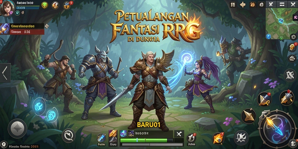 Tampilan gameplay BARU01 yang menegangkan dan penuh strategi.