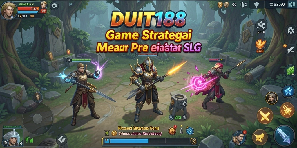 Tampilan gameplay menarik dari DUIT188 dengan strategi SLG yang mendalam.