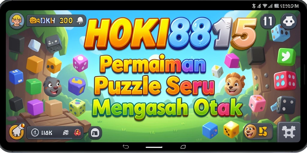 Screenshot gameplay HOKI8815 menunjukkan tantangan puzzle yang menarik.