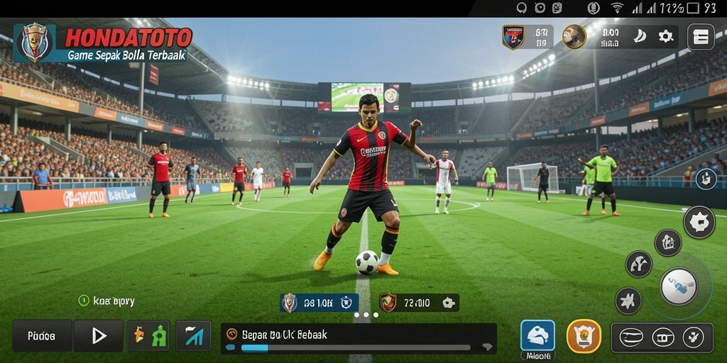 Tampilan gameplay HONDATOTO yang intens dan mendebarkan.