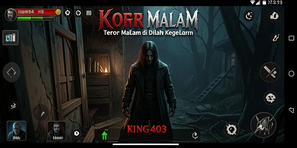 Tampilan gameplay KING403 yang mencekam dan menyeramkan.