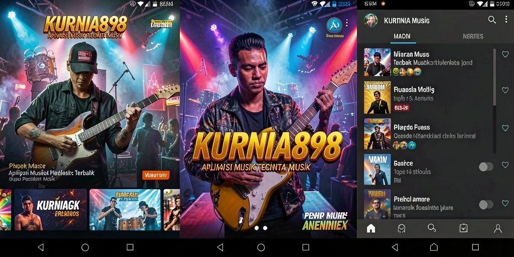 Tampilan menakjubkan gameplay KURNIA898 dengan interaksi musik.
