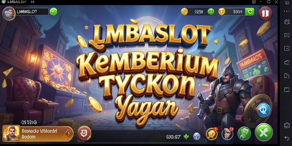 Tampilan menarik dari gameplay LMBASLOT yang seru.