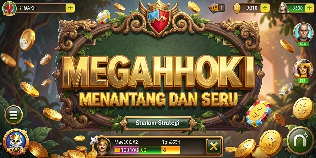 Tampilan gameplay menengah dari <strong>MEGAHOKI</strong> dengan berbagai strategi yang digunakan.
