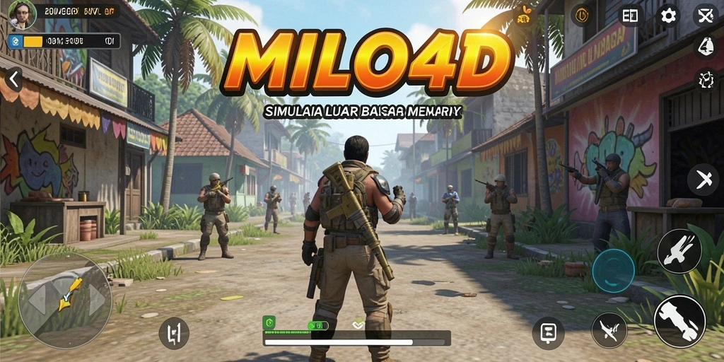 Tampilan gameplay menarik dari MILO4D dengan elemen simulasi yang mendalam.