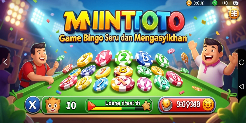 Tampilan gameplay seru di MINTOTO saat bermain Bingo.