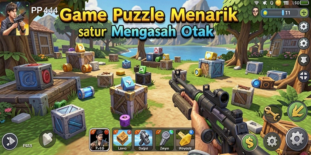 Tampilan gameplay PP444 yang menantang dan menarik.