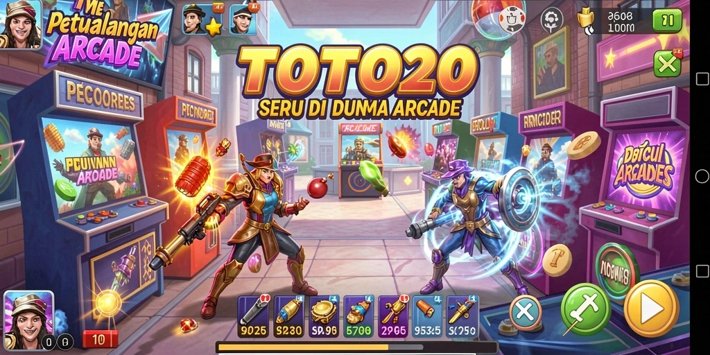 Tampilan gameplay yang seru dan penuh tantangan di TOTO20.