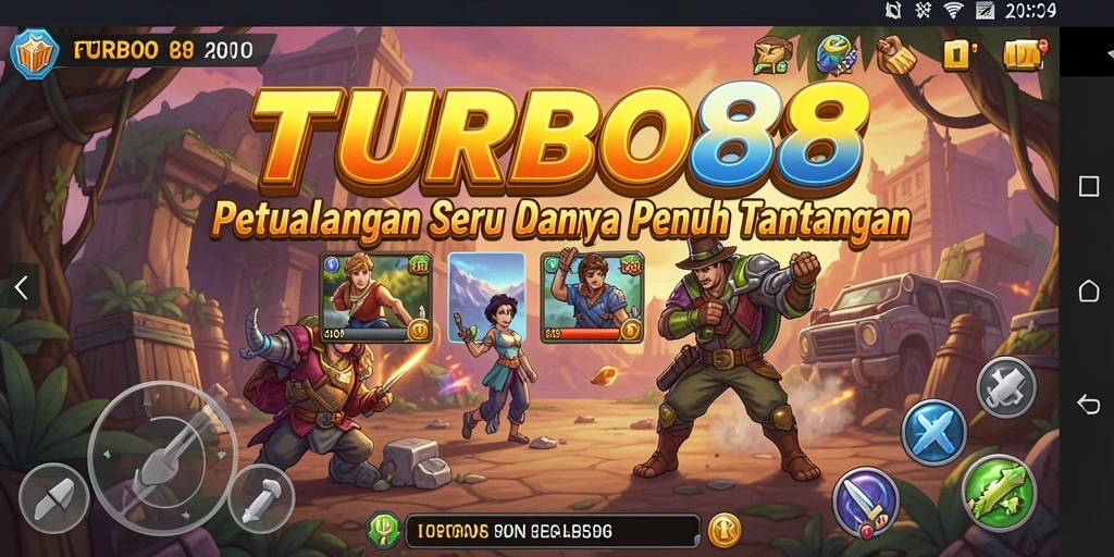 Gameplay seru dan mendebarkan dalam TURBO88.